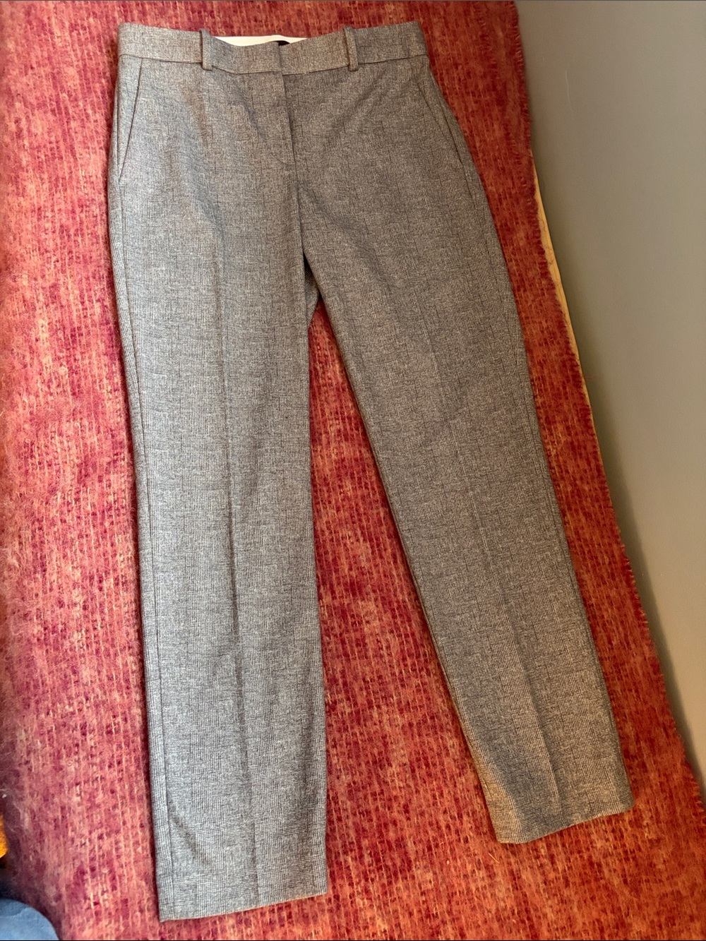 Gray Tailored Dress Pants